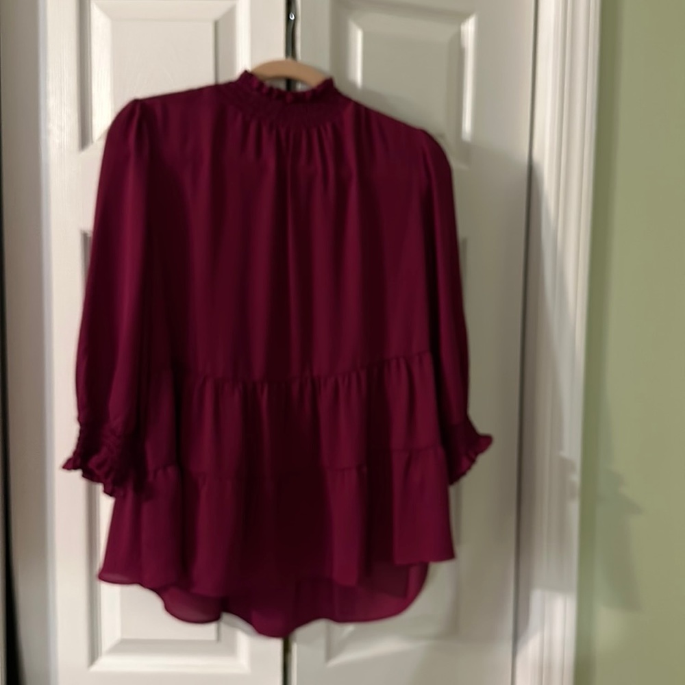 New York & Company baby doll blouse